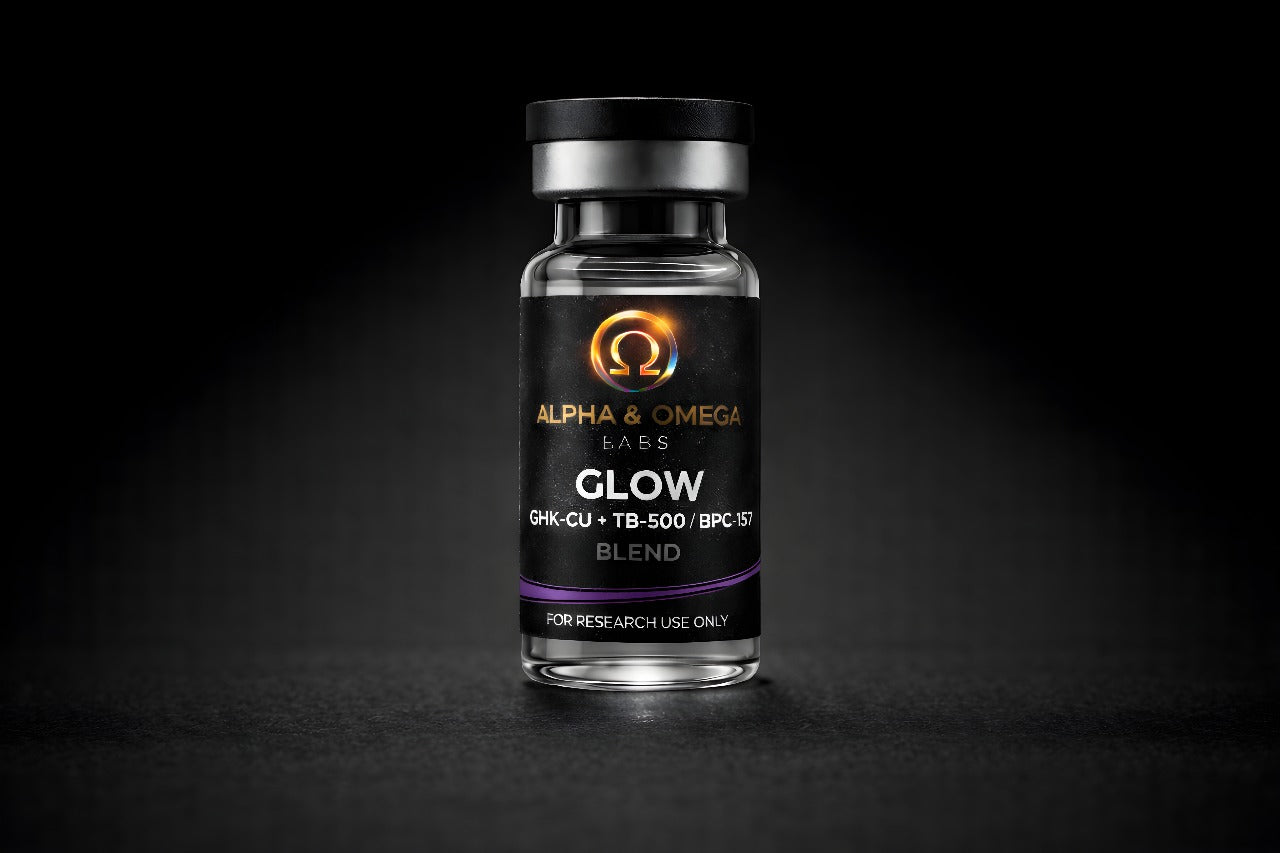 GHK-Cu + TB-500 + BPC-157 (GLOW) – 70 mg Research Blend